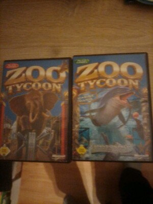 Microsoft Zoo Tycoon (PC, 2001) + Marine Mania Exp.
