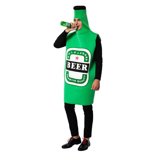Disfraz de botella de cerveza para hombre adulto juego de rol Oktoberfest traje disfraz de Halloween - Imagen 9 de 9