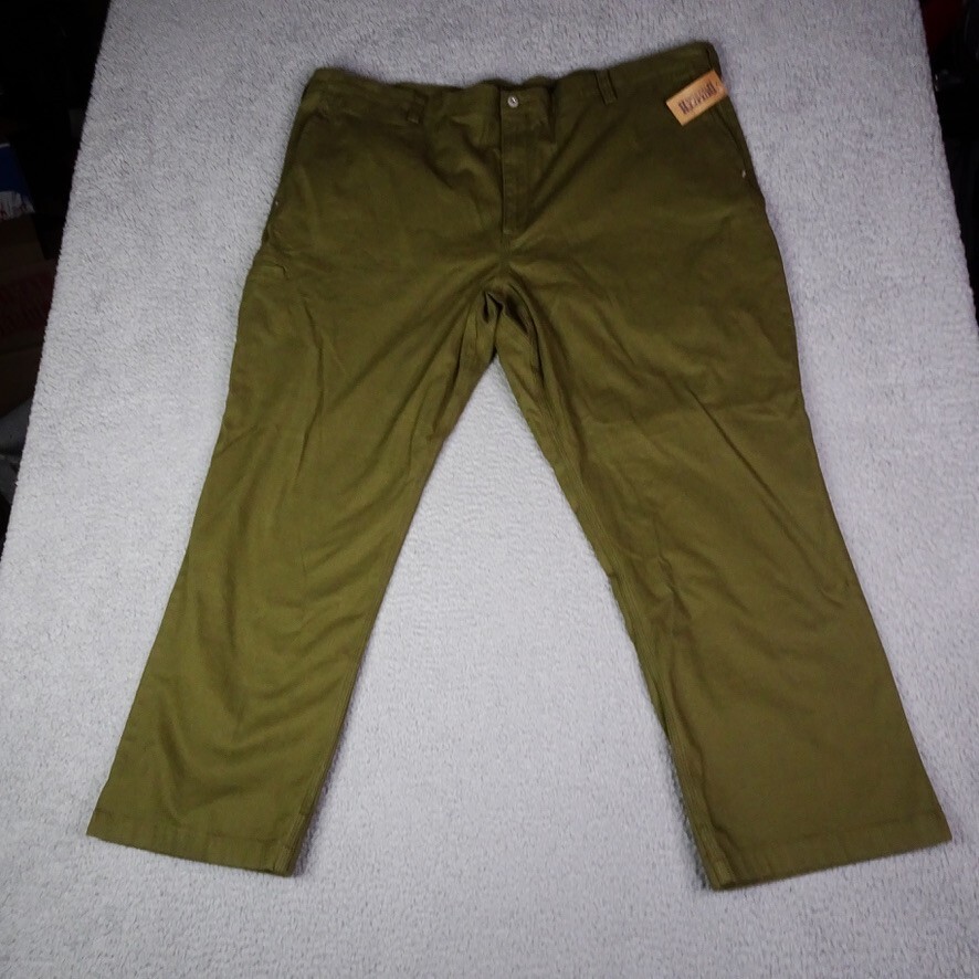 New Duluth Trading Flex Ballroom Khakis Cargo Work Pants Mens Size