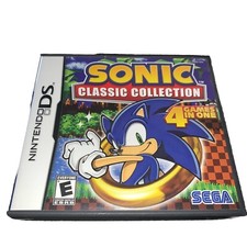 Nintendo DS Sonic Classic Collection Game Complete With Case And Manuel
