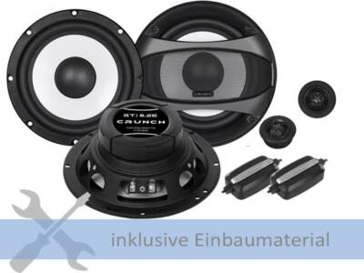 Crunch GTi6.2E Lautsprecher 400W 165mm 2 Wege Kompo passend für Jaguar X-Type