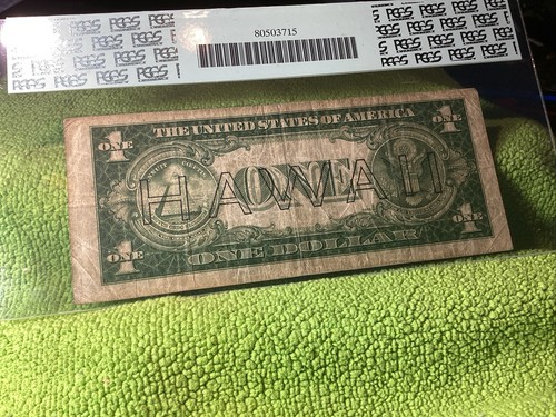 1935 A $1 HAWAII 🌺 SILVER CERTIFICATE EMERGENCY 🆘 CURRENCY PCGS VF 20 - Picture 9 of 22