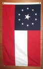 CIVIL WAR CONFED. SOUTHERN CSA 11 STAR FLAG   "Stars and Bars" 3 x 5 Feet