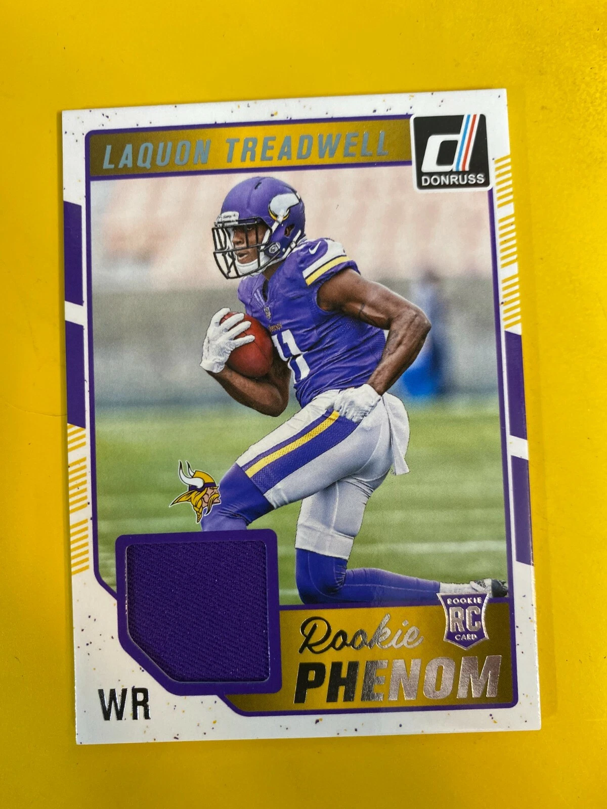 Laquon Treadwell Panini Donruss Rookie Phenom Jersey Relics #25 Base