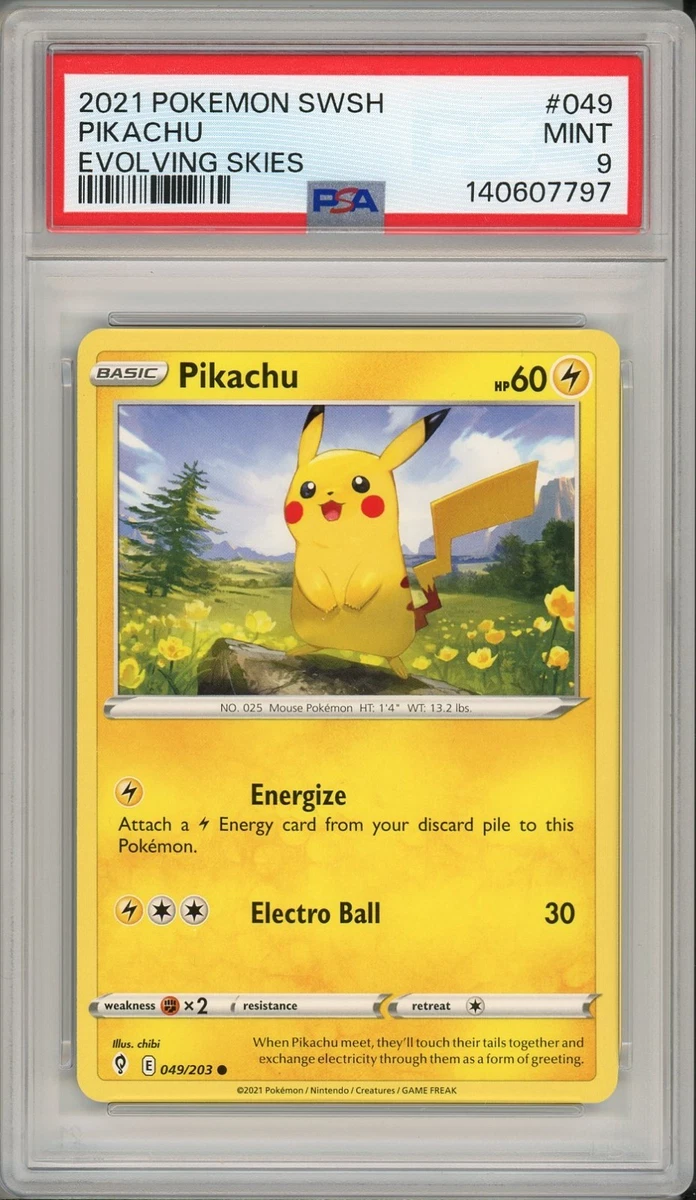 ポケモンカード Pikachu 049/203 Pikachu 049/203 SWSH07: Evolving Skies for sale | eBay