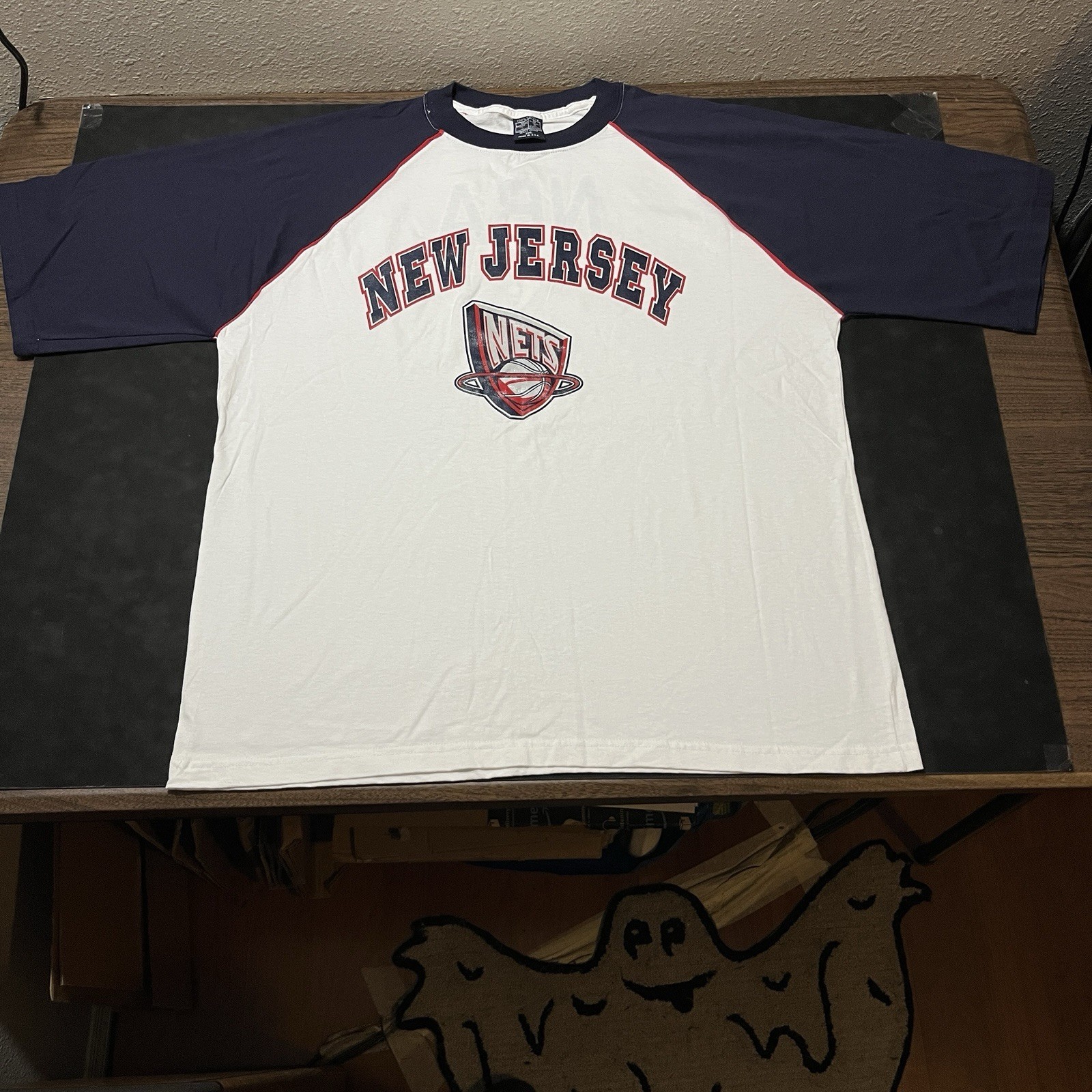 New Jersey Nets Shirt Vintage NBA Retro Logo Basketball 90s