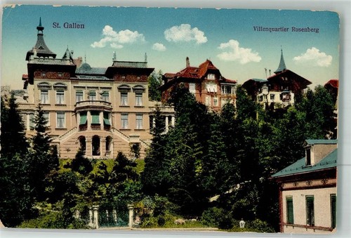38023305 - St. Gallen Villenquartier Rosenberg St. Gallen Stadt