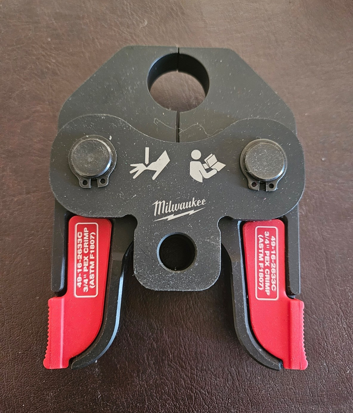Milwaukee 49-16-2633C 3/4 PEX Crimp Jaws for M18 Short Throw Press Tool - Mint