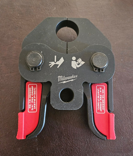 Milwaukee 49-16-2633C 3/4 PEX Crimp Jaws for M18 Short Throw Press Tool - Mint