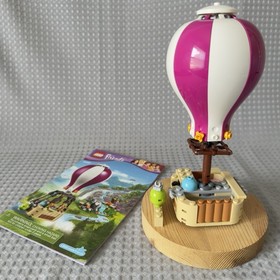 LEGO Friends Heartlake Hot Air Balloon (41097) Partial Retired Set With Manual