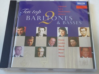 VARIOUS 10 top baritons & basses decca NM/VG+ (CD Album, Klassik, Decca)