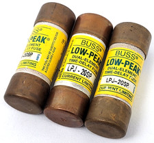 Lot of 3 - LPJ-20SP Bussmann 20 Amp Fuse Class J - Next Day Option