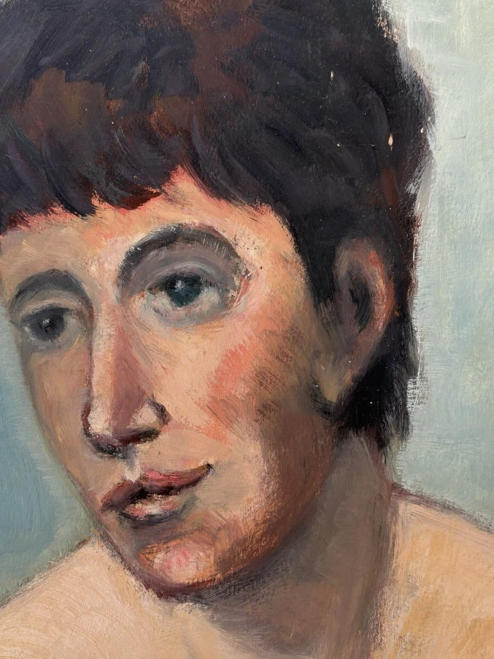 Jean Perret da década de 1940. Mulher nua. Óleo original em papel pesado. Escola francesa. - Imagem 3 de 4