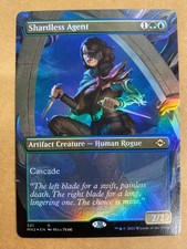 MTG 1x FOIL BORDERLESS Shardless Agent 321 Modern Horizons 2 Magic the x1 NM
