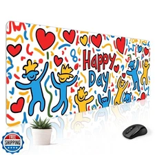 Stanoha Mousepad Desk Mat Gaming Large Keyboard Cute Office Desktop Computer 