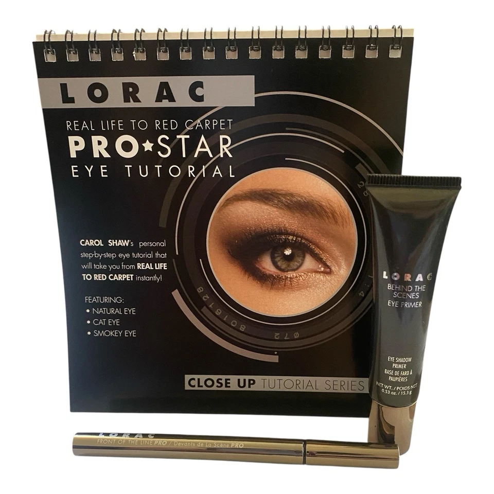 LORAC Front of The Line Pro Liquid Eyeliner Black 0.55 ml + Eye Primer + NWOB - Image 2 of 4