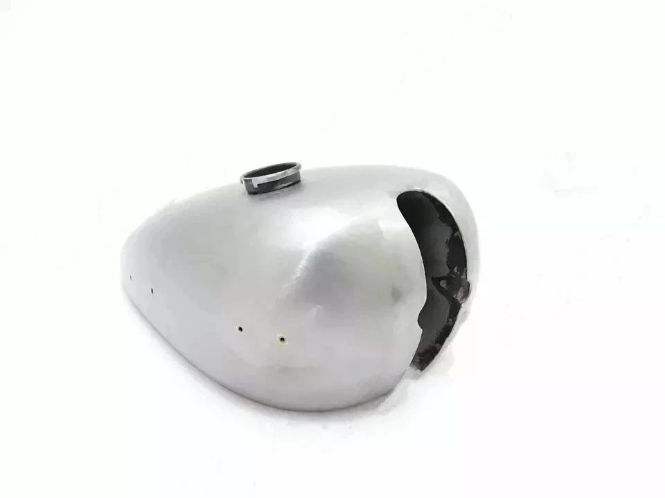 AJS 500CC Raw Steel Fuel Gas Petrol Tank | Fit For Foto 2 de 4