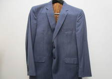 Jos A Bank Blue Pinstripe Suit Jacket Men 44" Chest