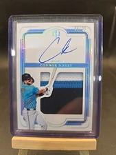 25 National Treasures Baseball Connor Norby Silhouette Signatures  /25 S