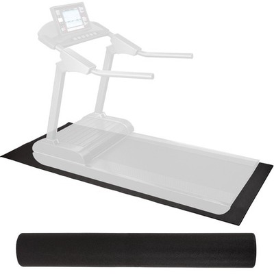 Elevon 2' x 4' High Density Gym Fitness Equipment Mat, Floor Protection, Black