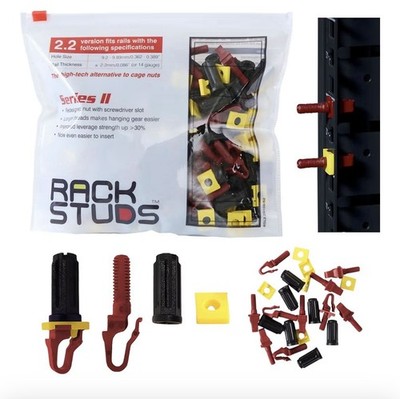 Rackstuds R100 Rack Mount Solution Series II RSL2.2R100-S2 100 Pack