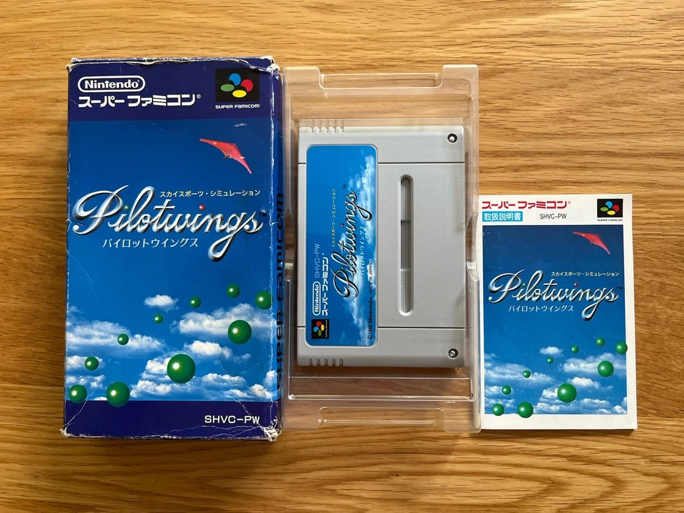 Pilotwings Super Famicom Nintendo SFC JPN SNES Boxed! Pilot Wings - Image 2 of 4