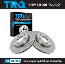 TRQ Front Brake Rotors Set For 2010-2011 Kia Soul