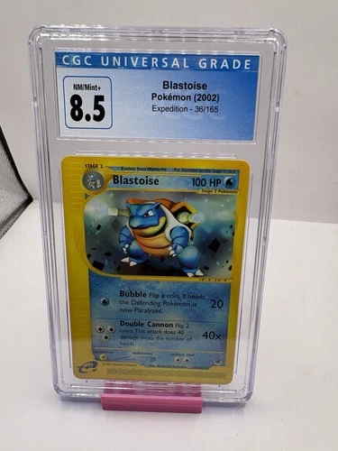 Blastoise 36/165 Cgc 8.5 Non-Holo Pokémon TCG Expedition!