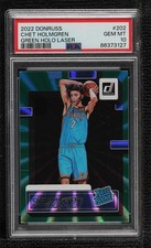 2022 Donruss Rated Rookie Holo Green Laser Chet Holmgren #202 PSA 10 GEM MT g6p