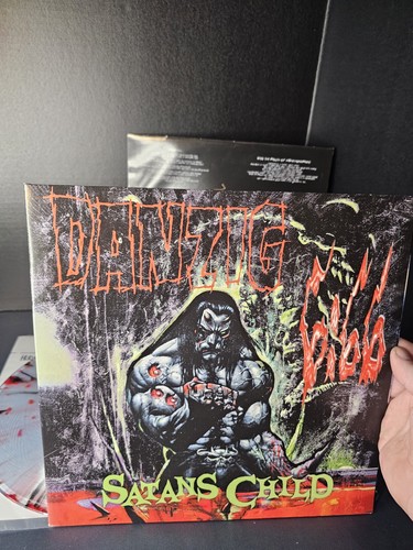 Danzig "Danzig 666 Satan's Child" Vinyl LP USA EX Lim Ed Reissue Splatter - Picture 2 of 9