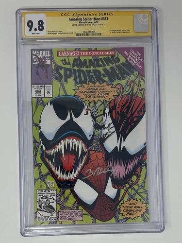 Amazing Spider-Man #363 | CGC 9.8 Signed & Sketch by Mark Bagley | Marvel | 1992