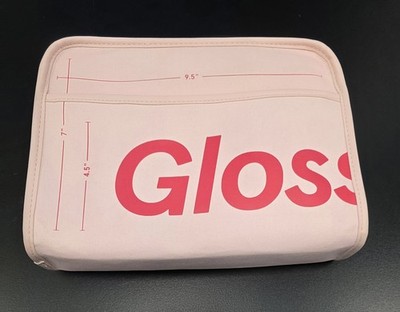 USED Glossier The Beauty Bag | Pink. 