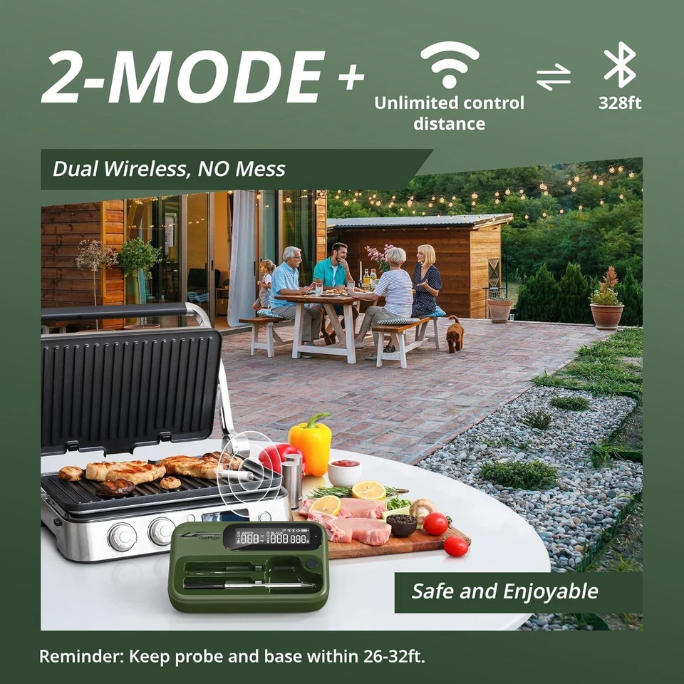 CharMeter Wireless Wifi/Bluetooth Digital Meat Thermometer - Image 2 of 4