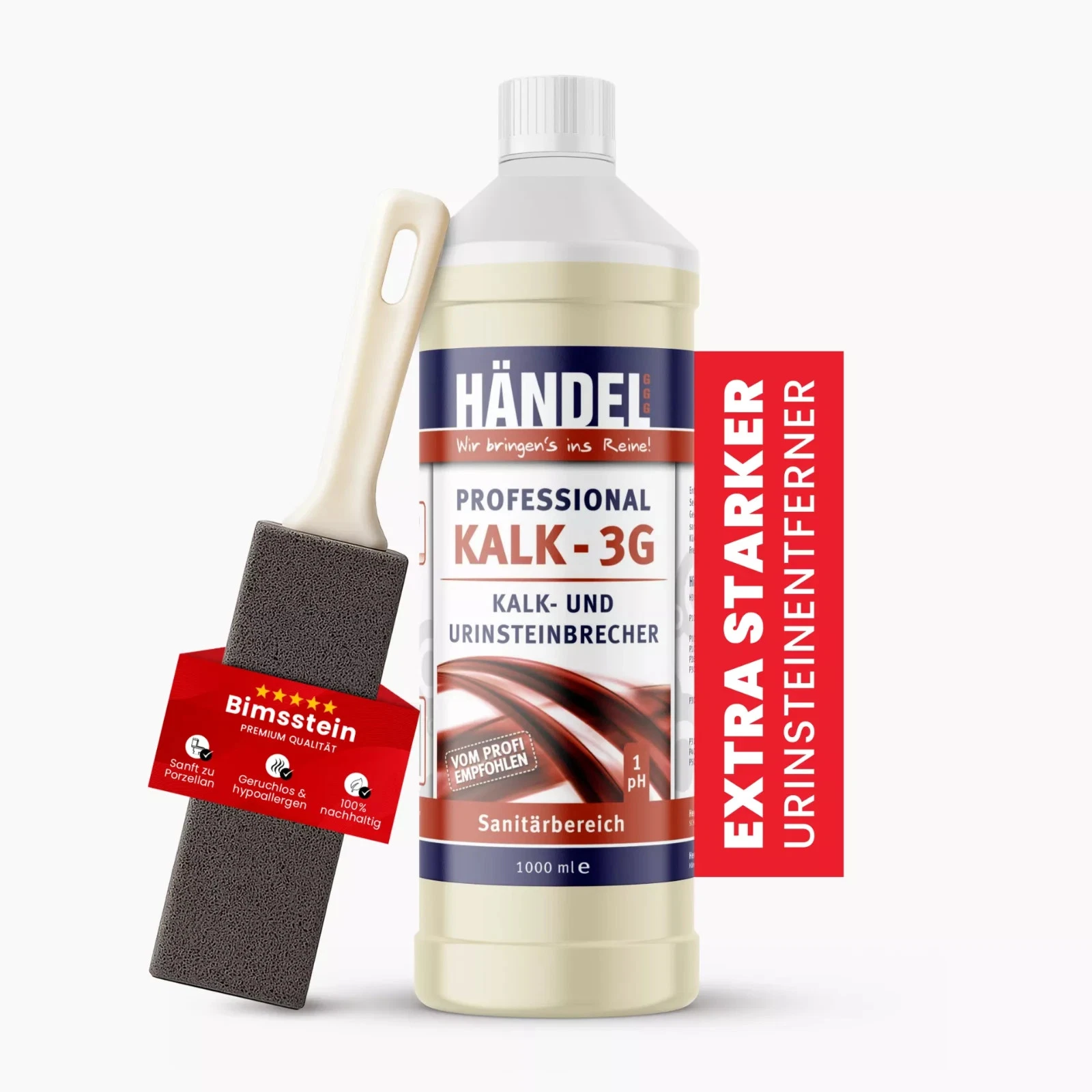 Händel 3G Urinsteinentferner + Bimsstein