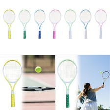Tennis Racket Nylon Strings Portable Practical Aluminum Alloy Frame Tennis