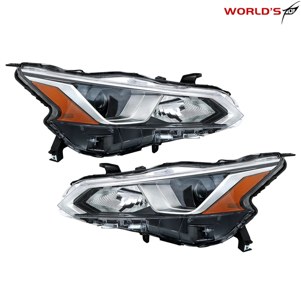 Par de proyectores de faros halógenos lado izquierdo y derecho para Nissan Altima 2019-2021 Foto 2 de 4