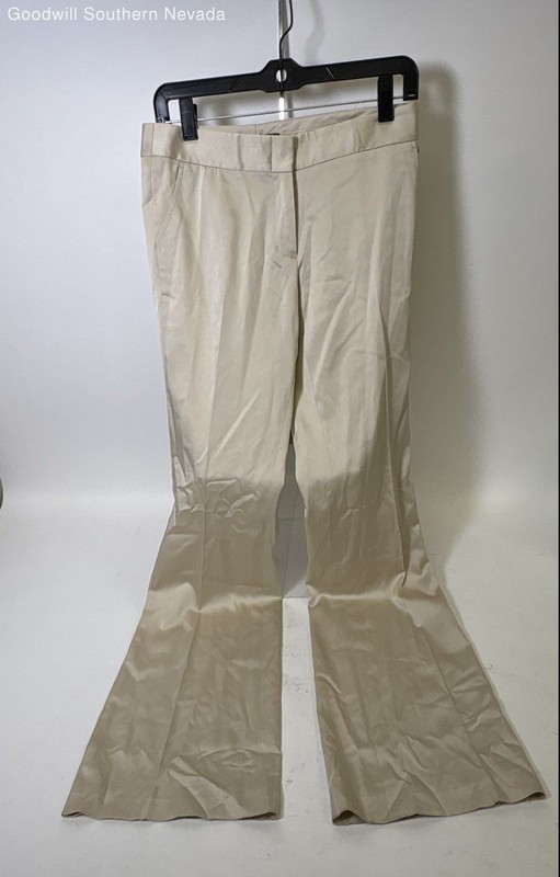 BCBGMAXAZRIA Women's Beige Chino Pants - Size 6