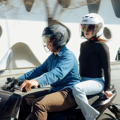 MT 3点 セット Shoei 0133-0109-07 J-Cruise 3 Solid Helmet XL White for sale