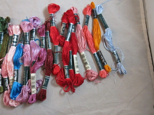 DMC Rayon Floss Lot of 36 Assorted Colors                       A137 - Image 4 of 4