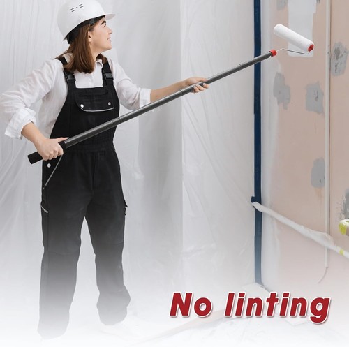 Juego de rodillos de pintura extensibles de 8 pies para paredes y techos - Kit de pintura para casas - Imagen 5 de 6