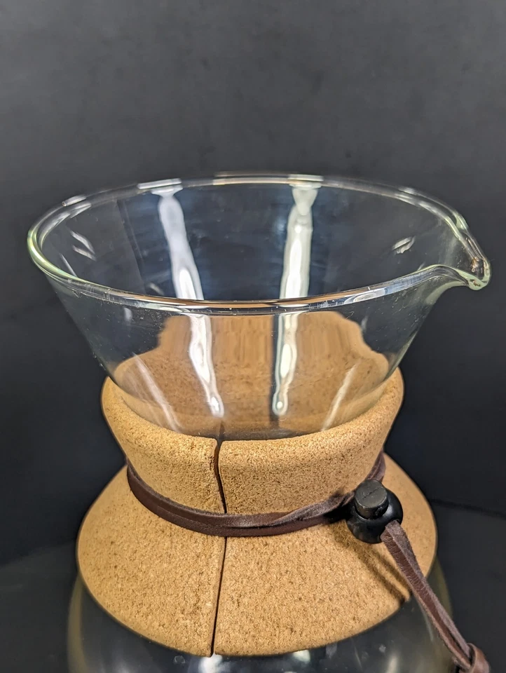 Jarra de jarra de café Bodum de repuesto con cuello de corcho de cuero Foto 2 de 4