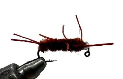 STRIKE FLY COMPANY Tungsten Beadhead Jig - Pat's Rubber Legs - Brown