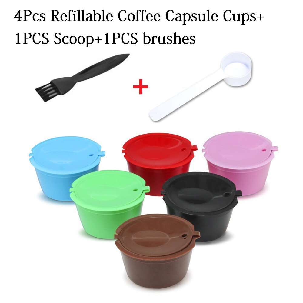 Coffee Cups Dolce Gusto Empty Capsules 4PCS Reusable Coffee