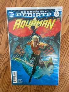 Dc Universe Rebirth Aquaman 2 High Grade Comic Book 0 104 Ebay