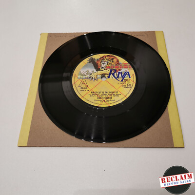 rod stewart first cut is the deepest 7'' vinyl record very good condition