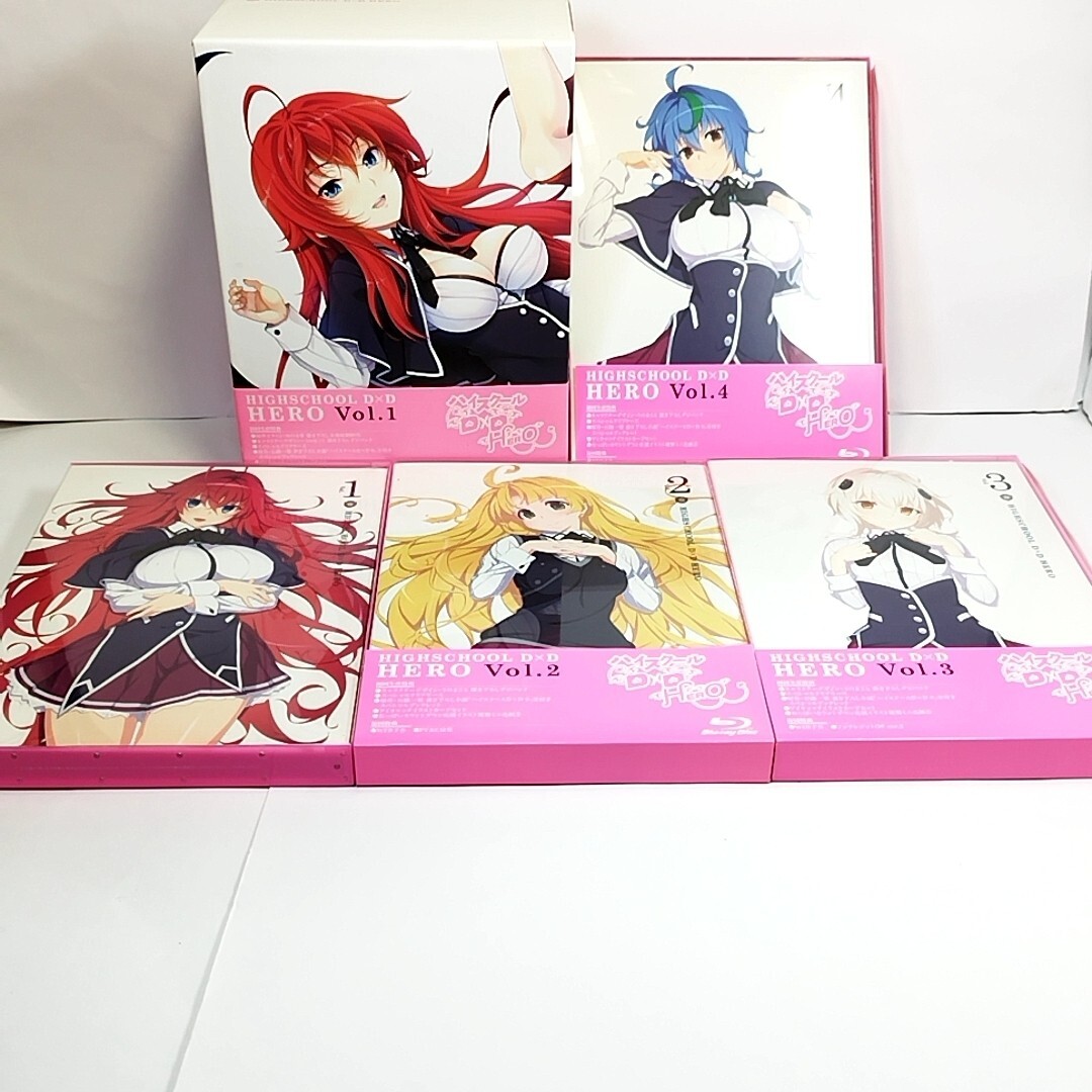 High School DxD Blu-ray Box Complete Set 1st-4rd Season Japan Used