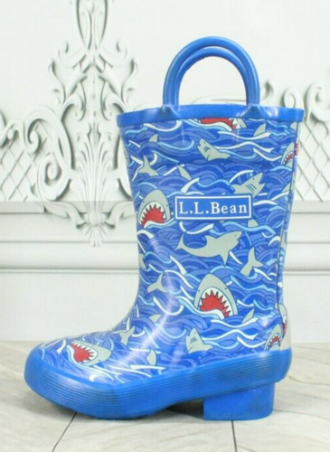 Blue Rubber Toddler Rain Boots Size 