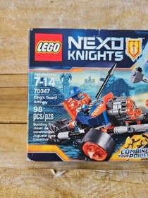 LEGO NEXO KNIGHTS: King's Guard Artillery (70347) Open BOX Complete 