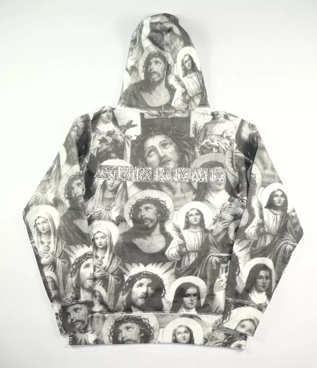 supreme Jesus and Mary hoodedsweatshirts