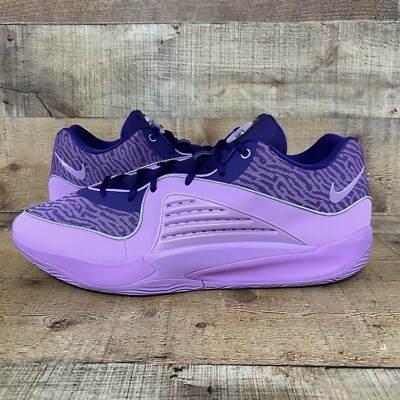 Nike Basketball KD 16 B.A.D. Men's Size 18 Purple Kevin Durant